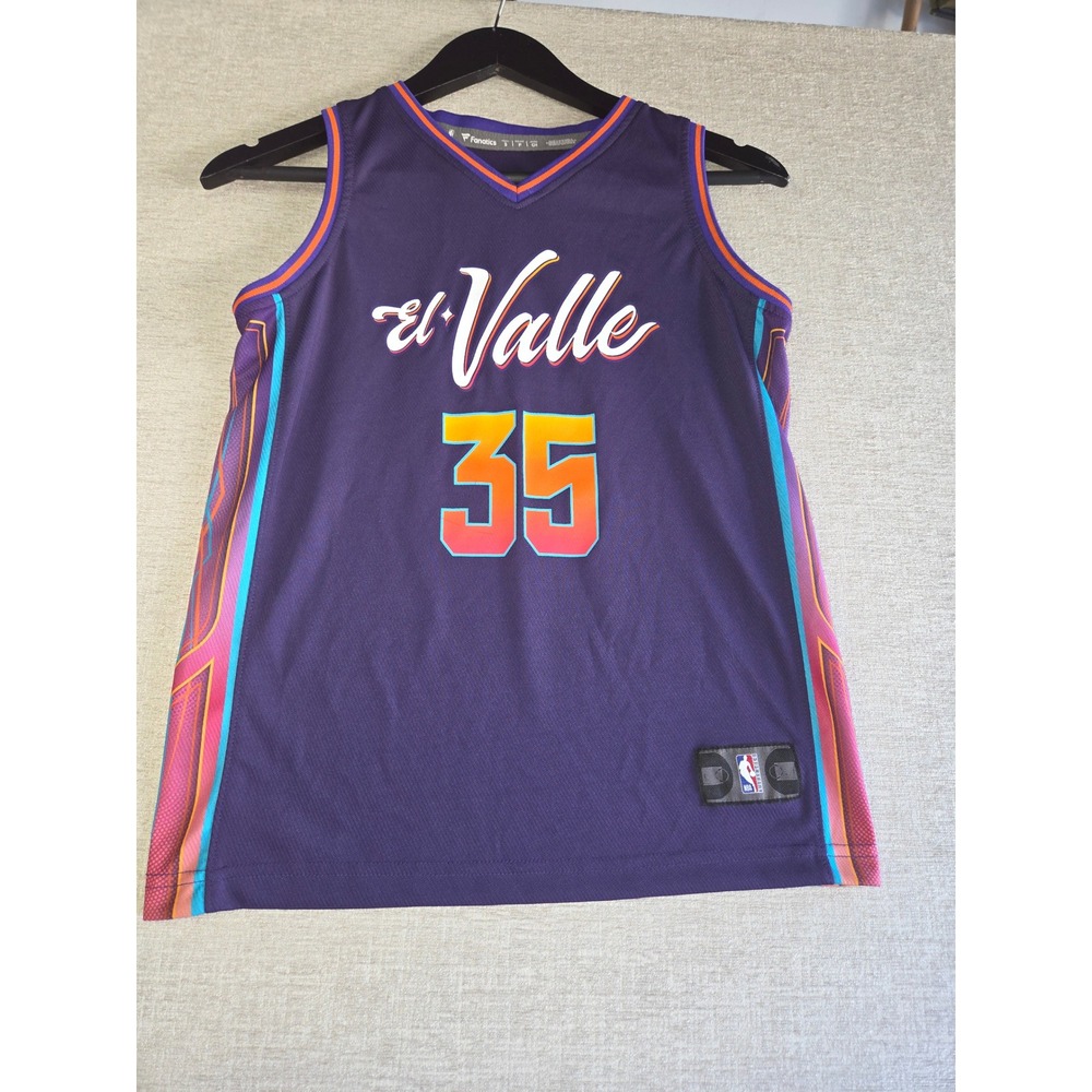 Kevin Durant Phoenix Suns El Valle Jersey Youth Small  Fanatics NBA City Edition